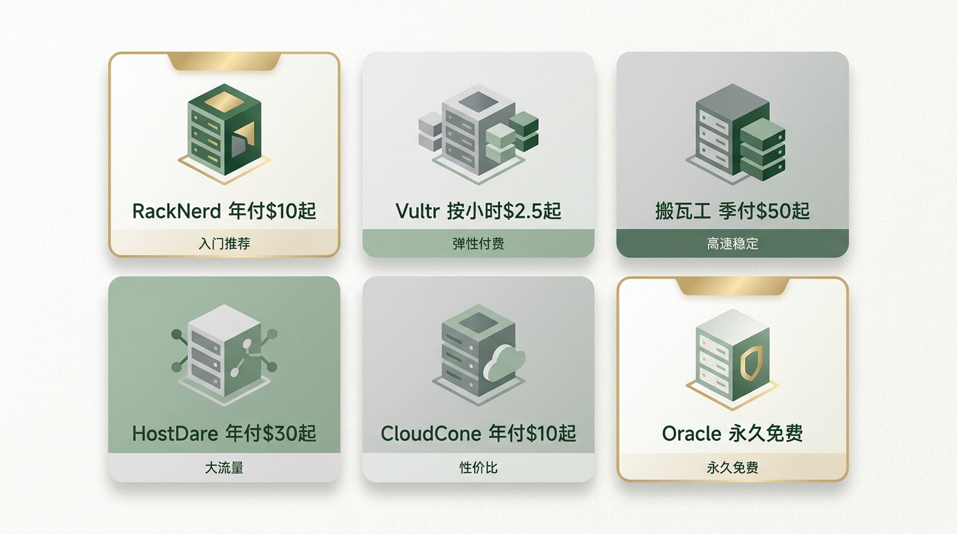 主流 VPS 商家对比